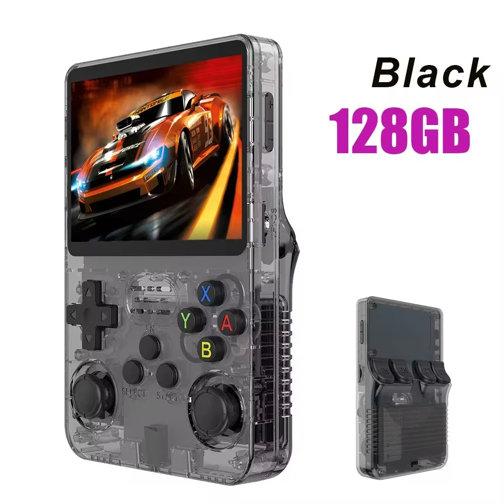 Open Source  Retro Handheld Video Game Console Linux System 3.5 Inch IPS Screen Portable Pocket Video Player 64GB 128G Games