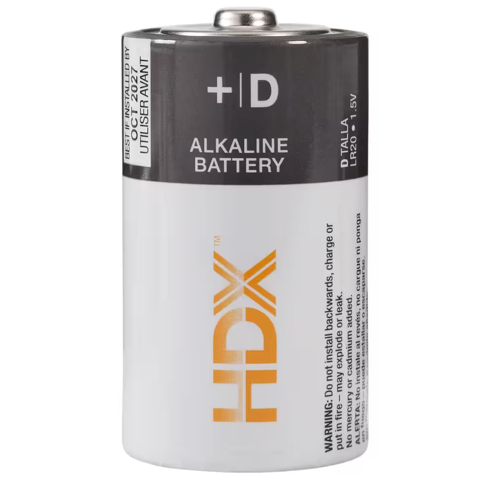 D Alkaline Battery (12-Pack)