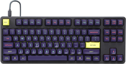 + Mito MT3 Cyber Custom Keycap Set, ABS Hi-Profile Keycaps, Doubleshot Legends, MX Style Covers HHKB, 60%, 65%, and TKL Keyboards (Base Kit)